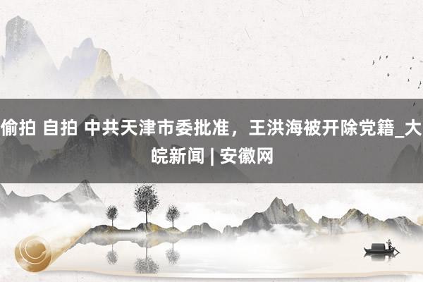 偷拍 自拍 中共天津市委批准，王洪海被开除党籍_大皖新闻 | 安徽网