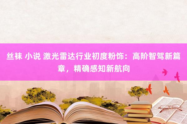 丝袜 小说 激光雷达行业初度粉饰：高阶智驾新篇章，精确感知新航向