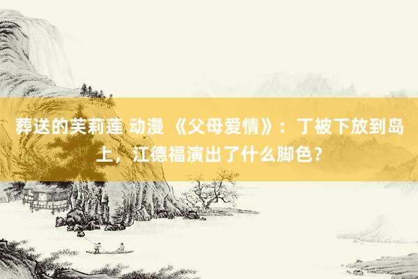 葬送的芙莉莲 动漫 《父母爱情》：丁被下放到岛上，江德福演出了什么脚色？