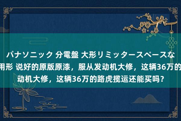 パナソニック 分電盤 大形リミッタースペースなし 露出・半埋込両用形 说好的原版原漆，服从发动机大修，这辆36万的路虎揽运还能买吗？