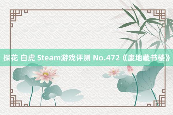 探花 白虎 Steam游戏评测 No.472《废地藏书楼》