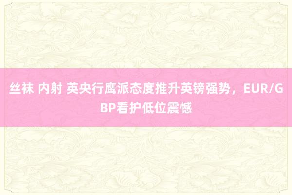 丝袜 内射 英央行鹰派态度推升英镑强势，EUR/GBP看护低位震憾