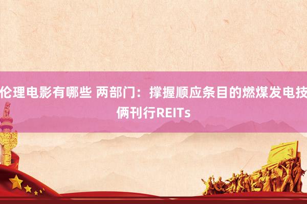 伦理电影有哪些 两部门：撑握顺应条目的燃煤发电技俩刊行REITs