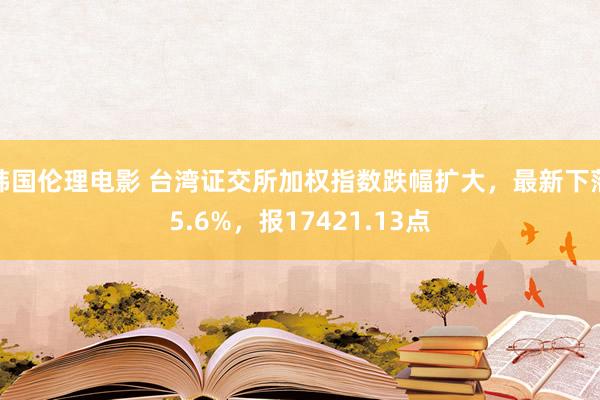 韩国伦理电影 台湾证交所加权指数跌幅扩大,最新下落5.6%,报17421.13点