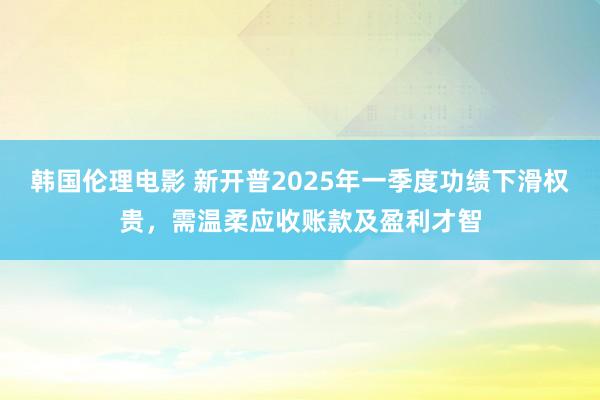韩国伦理电影 新开普2025年一季度功绩下滑权贵，需温柔应收账款及盈利才智